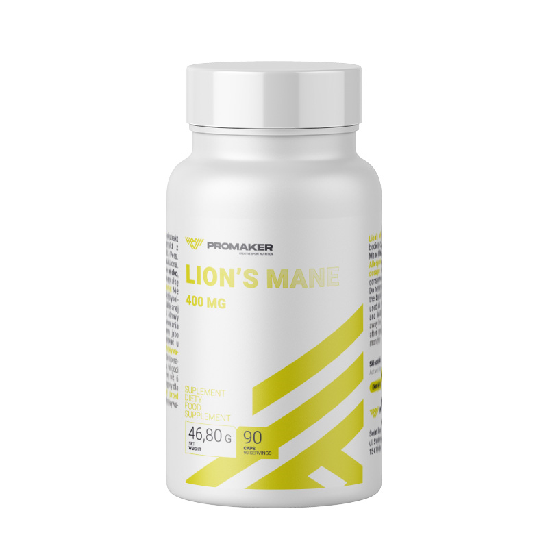Pamięć i Koncentracja Promaker Lion's Mane 400mg 90kaps