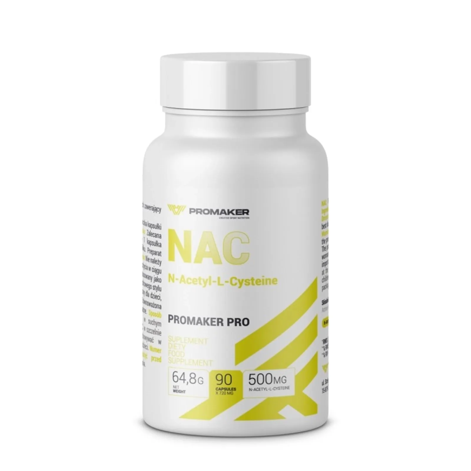 Minerały Magnez Promaker Magnesium Citrate 250mg 90kaps