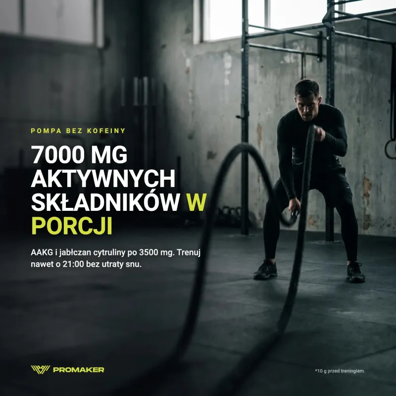 PRE-WORKOUT SUPPLEMENT PROMAKER PUMP 250 G – everyday supplement from a Polish manufacturer