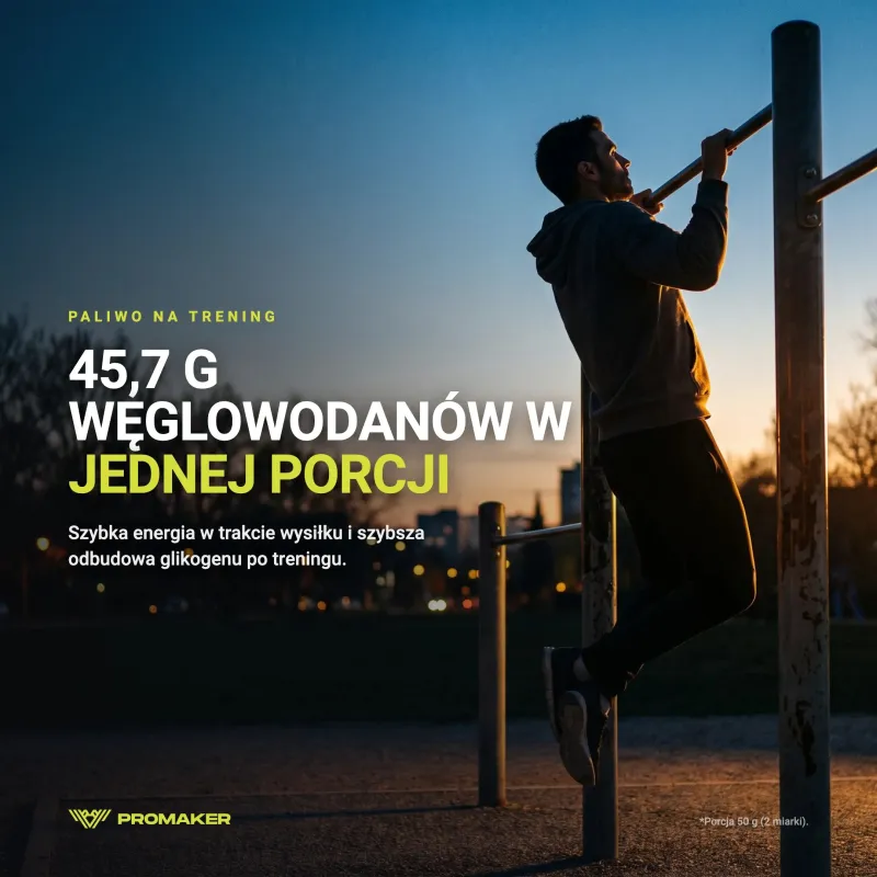 WĘGLOWODANY PROMAKER PREMIUM CARB 1KG – suplement w codziennym użyciu