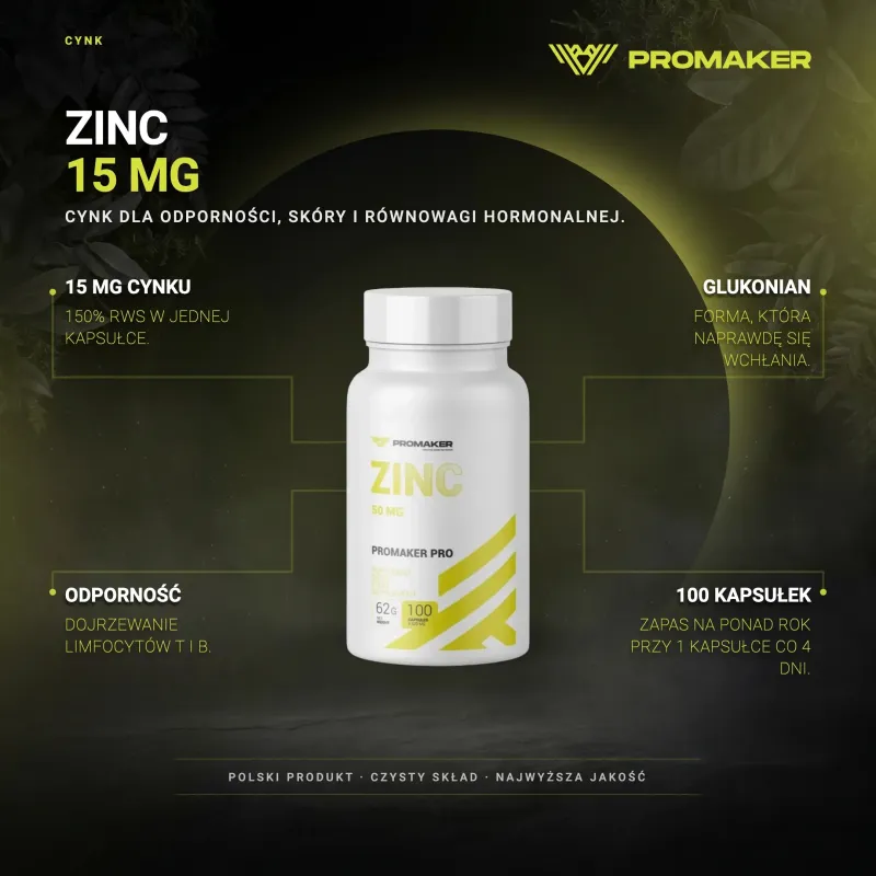 MINERALS PRO ZINC 100CAPS – key benefits and clean formula