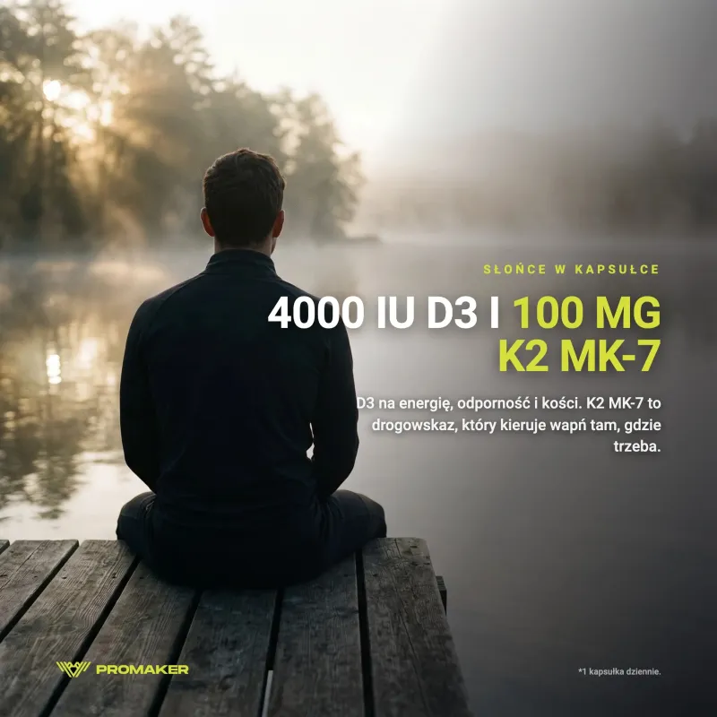 ВИТАМИНЫ PRO PRO D3+K2 90 КАПСУЛ – ежедневная добавка от польского производителя