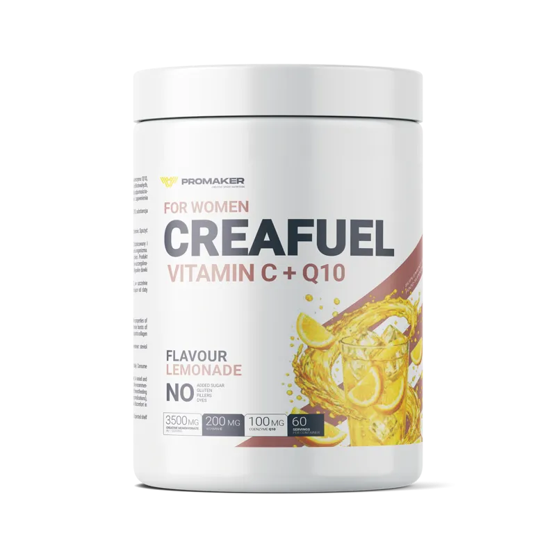 Kreatyna Monohydrat Promaker CreaFuel Vit C+Q10 300g – smak Lemoniada