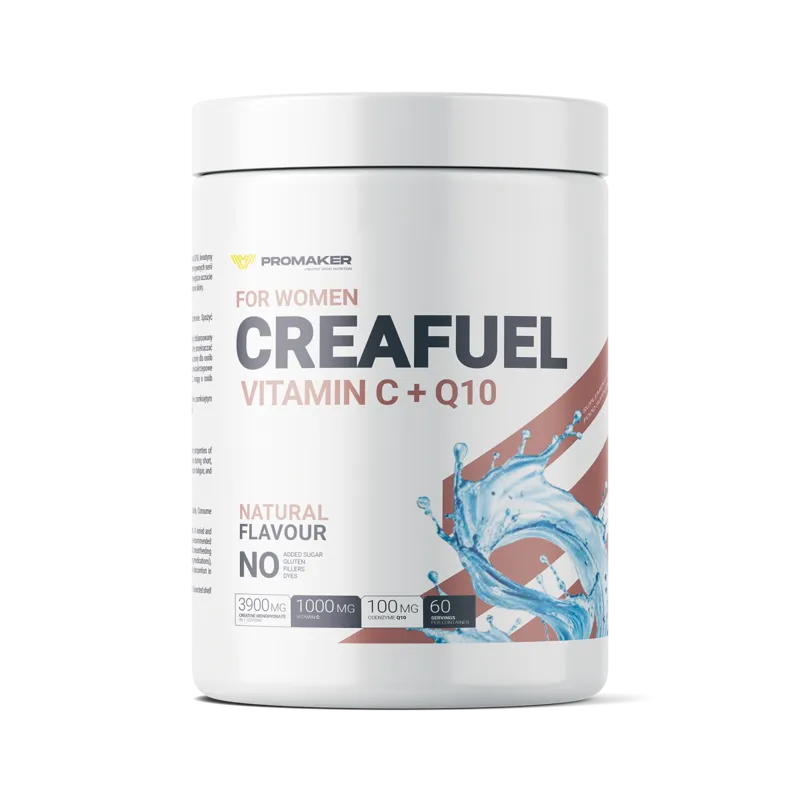 Kreatyna Monohydrat Promaker CreaFuel Vit C+Q10 300g – smak Natural
