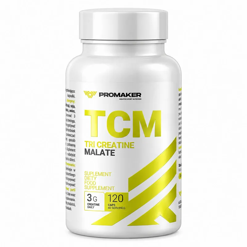 Kreatyna Promaker TCM Jabłczan kreatyny 120kaps