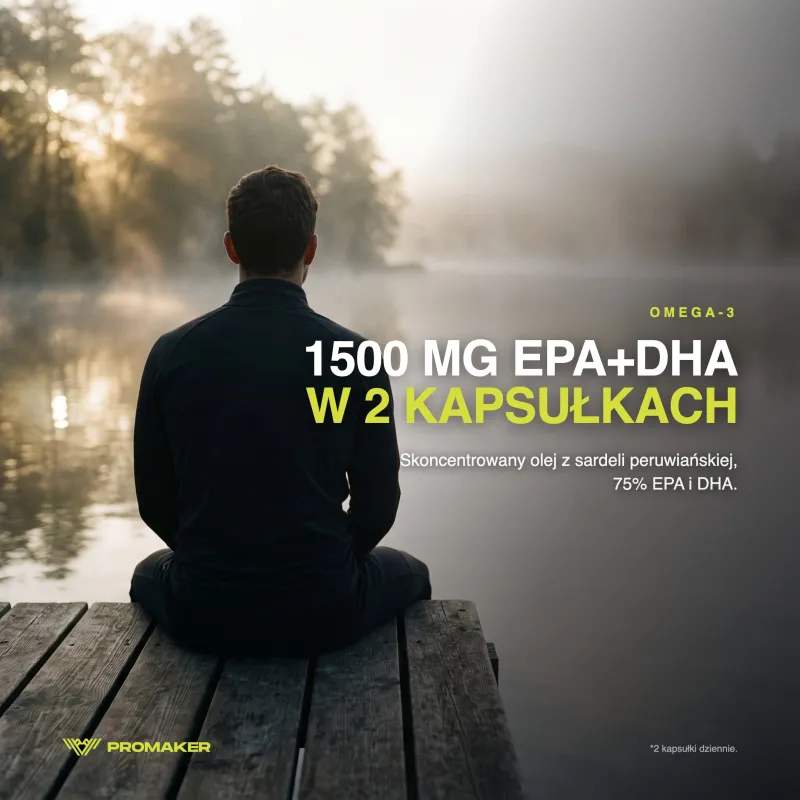 Kwasy Tłuszczowe Promaker Omega ULTRA 500 EPA 250 DHA 90 caps – everyday supplement from a Polish manufacturer