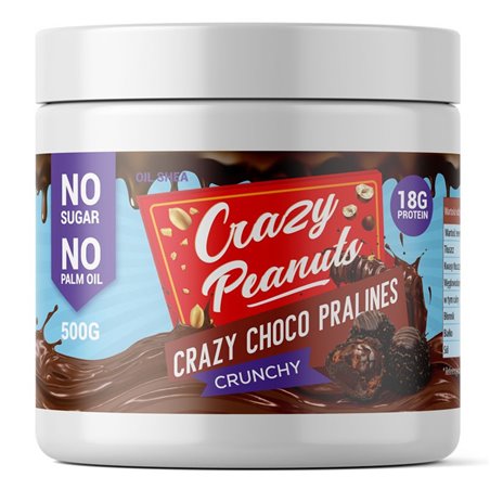 Krem dietetyczny Promaker Crazy Peanuts Crazy 500g Choco Pralines  Crunchy