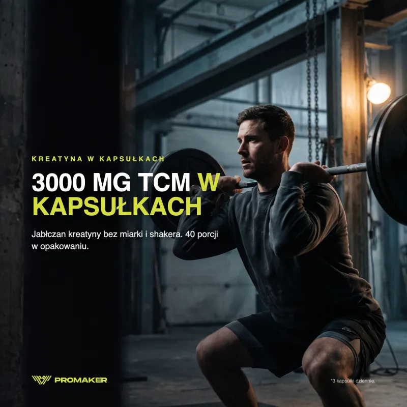 Kreatyna Promaker TCM Jabłczan kreatyny 120kaps – ежедневная добавка от польского производителя