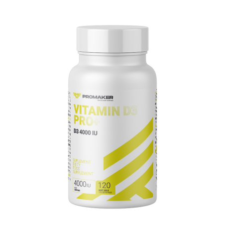 Witaminy D Promaker Vitamin D3 PRO+ 4000IU 120kaps