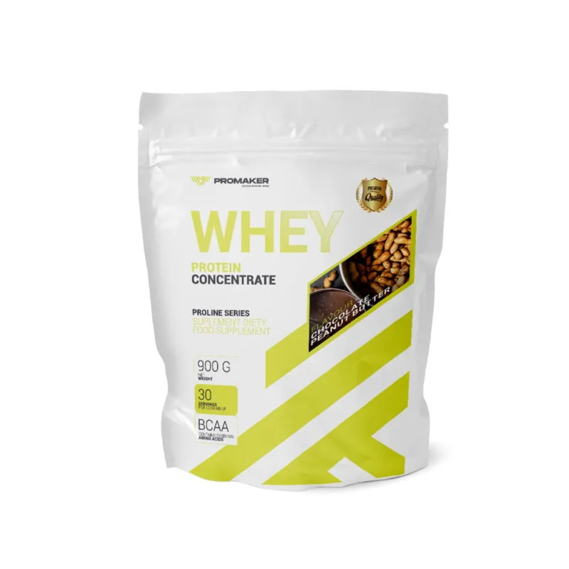 Odżywka Białkowa Koncentrat Promaker Whey Protein Proline WPC 900g Odżywka Białkowa Koncentrat Promaker Whey Protein Proline WPC 900g