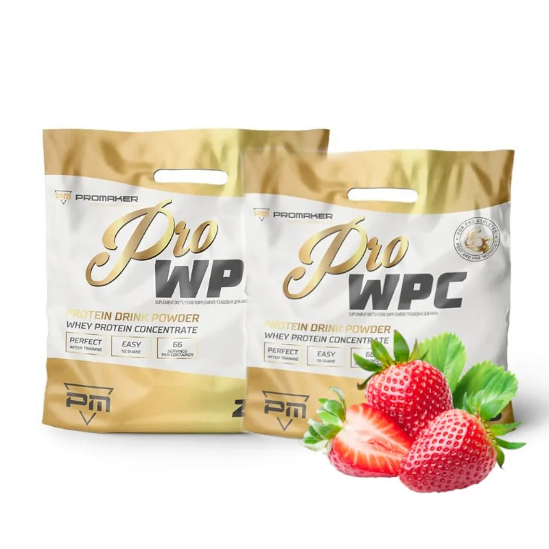 Set Protein supplement Promaker PRO WPC 2kg x2