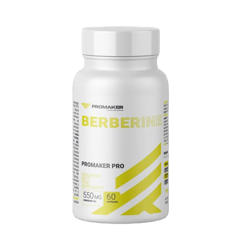 Trawienie Berberyna Promaker Berberine 550mg 60kaps Trawienie Berberyna Promaker Berberine 550mg 60kaps