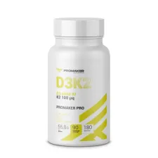 ВИТАМИНЫ PRO PRO D3+K2 90 КАПСУЛ
