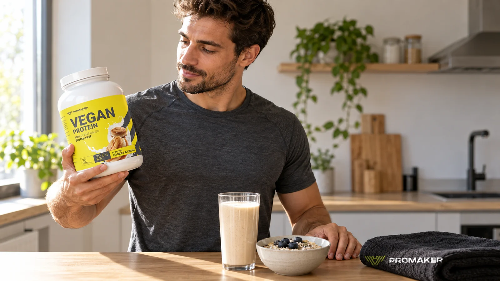 Vegan Protein PROMAKER: skład, aminogram i przygotowanie