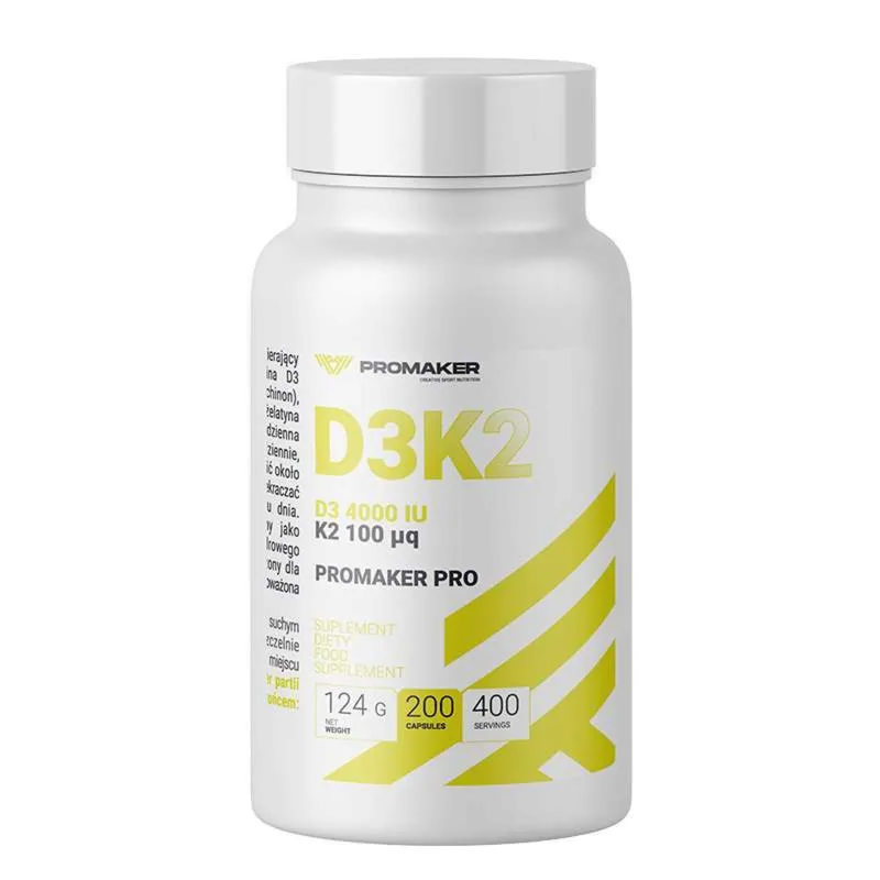 Promaker D3+K2 200 kapsułek