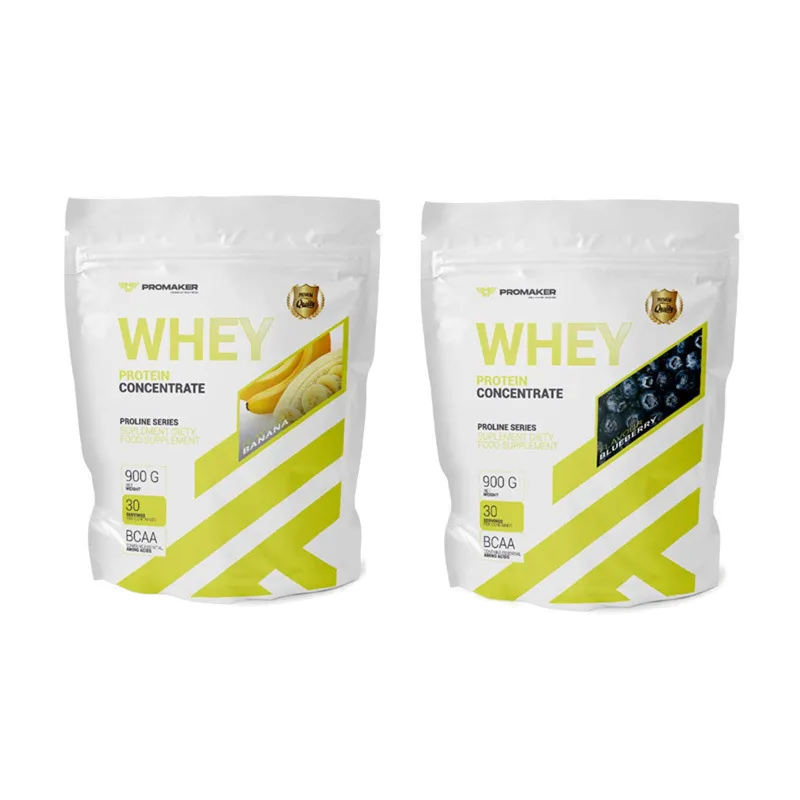 Zestaw Promaker Whey Protein Proline WPC 2×900 g
