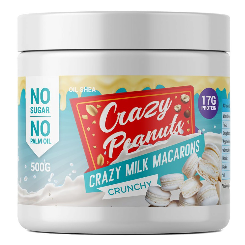 Crazy Peanuts Milk Macarons Crunchy 500 g
