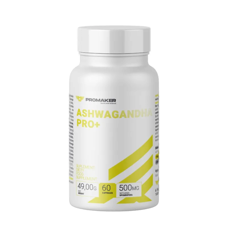 Promaker Ashwagandha PRO+ 60 kapsułek