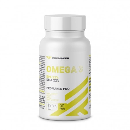KWASY TŁUSZCZOWE PROMAKER PRO OMEGA 3 90CAPS